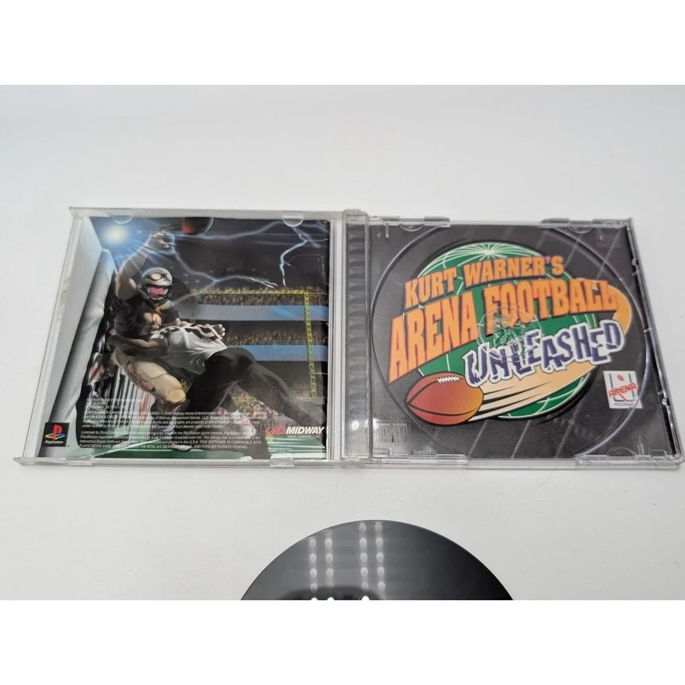 Kurt Warner's Arena Football Unleashed: (Sony PlayStation 1, 2000) CIB TESTED